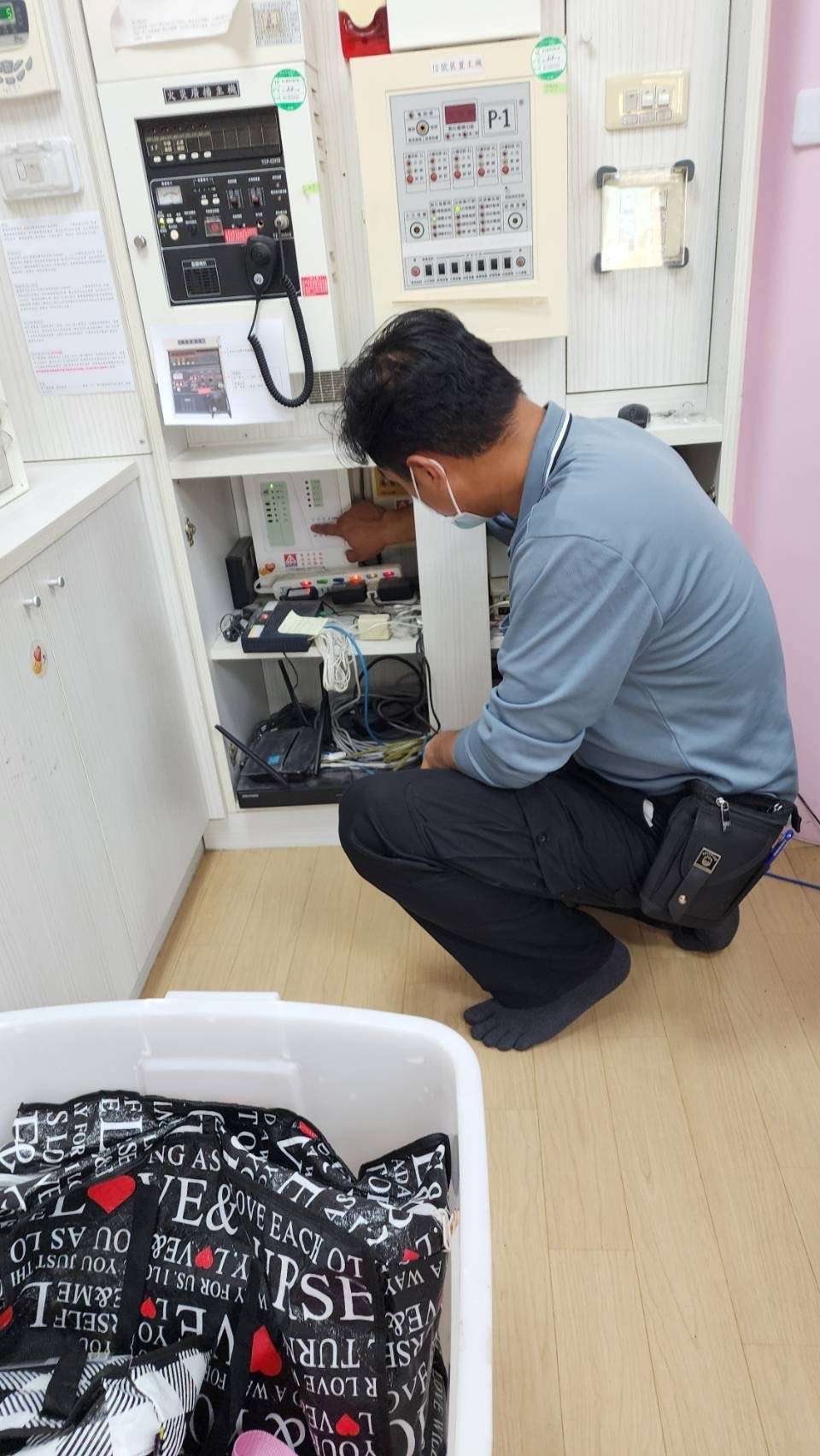 彰化育兒親子館警民連線系統保養檢測