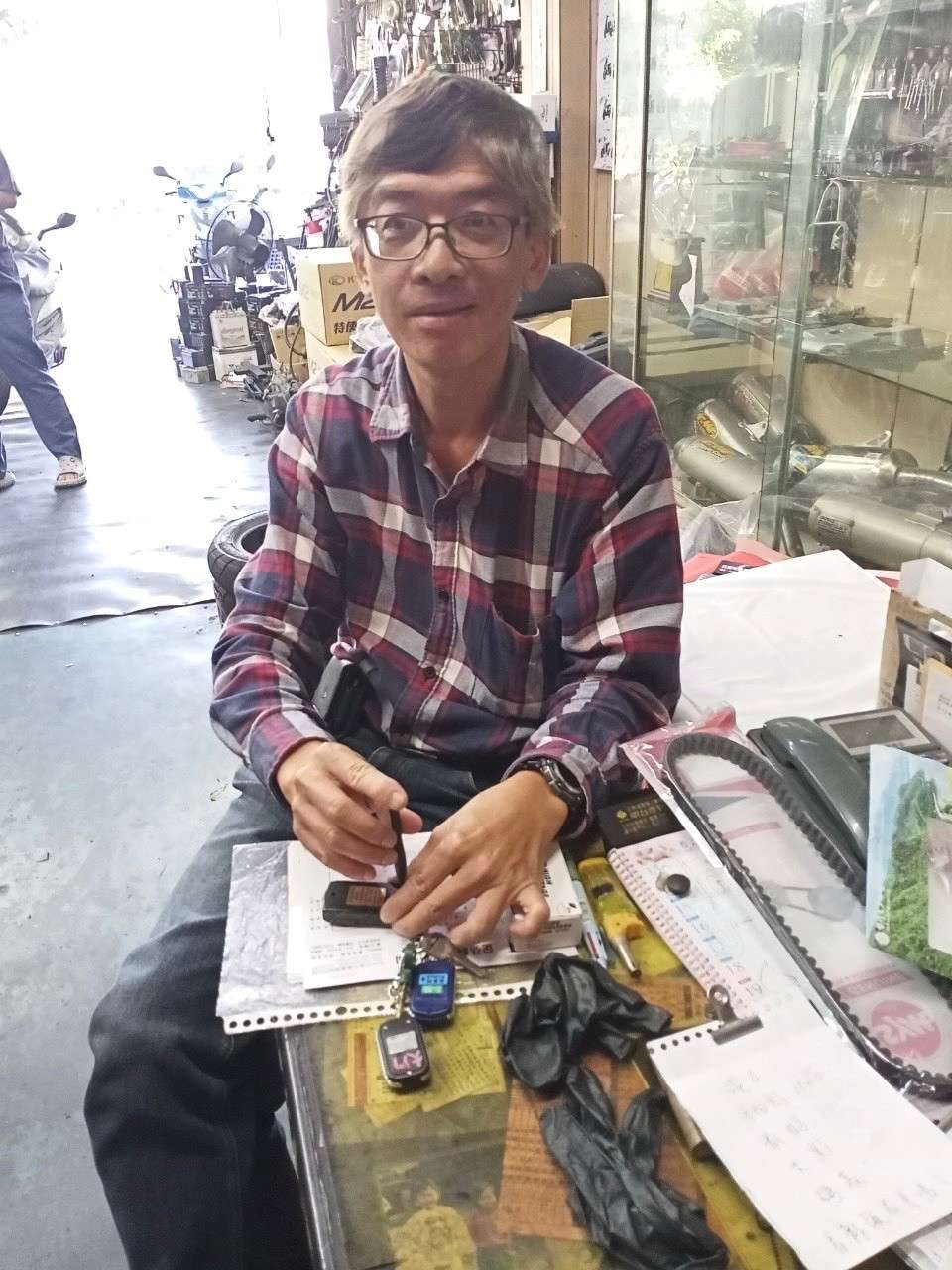 永順機車行防盜保全系統保養檢測
