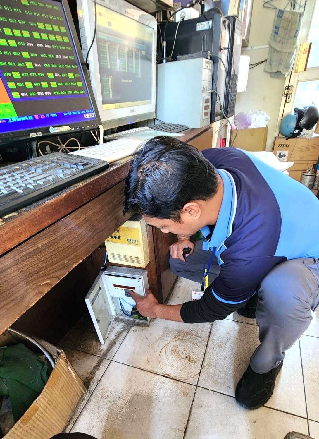 修平科大 警民連線報警系統檢測