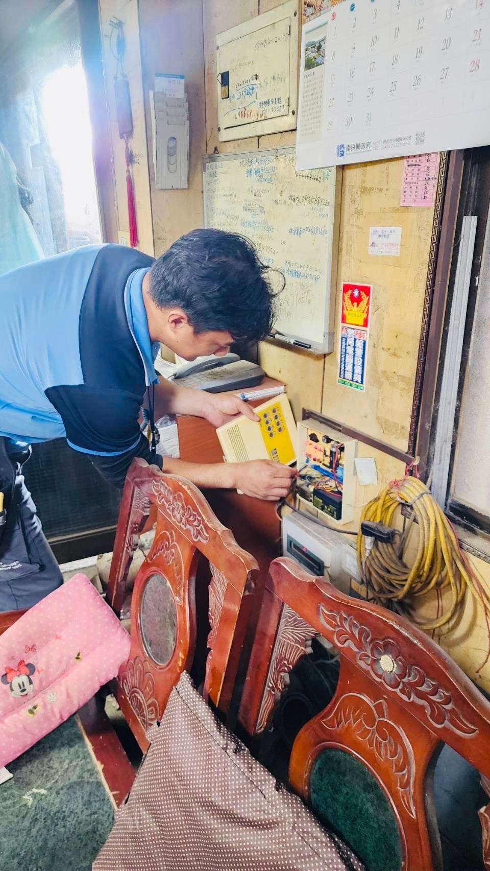 大里資源回收站 警民連線/監視錄影系統檢測