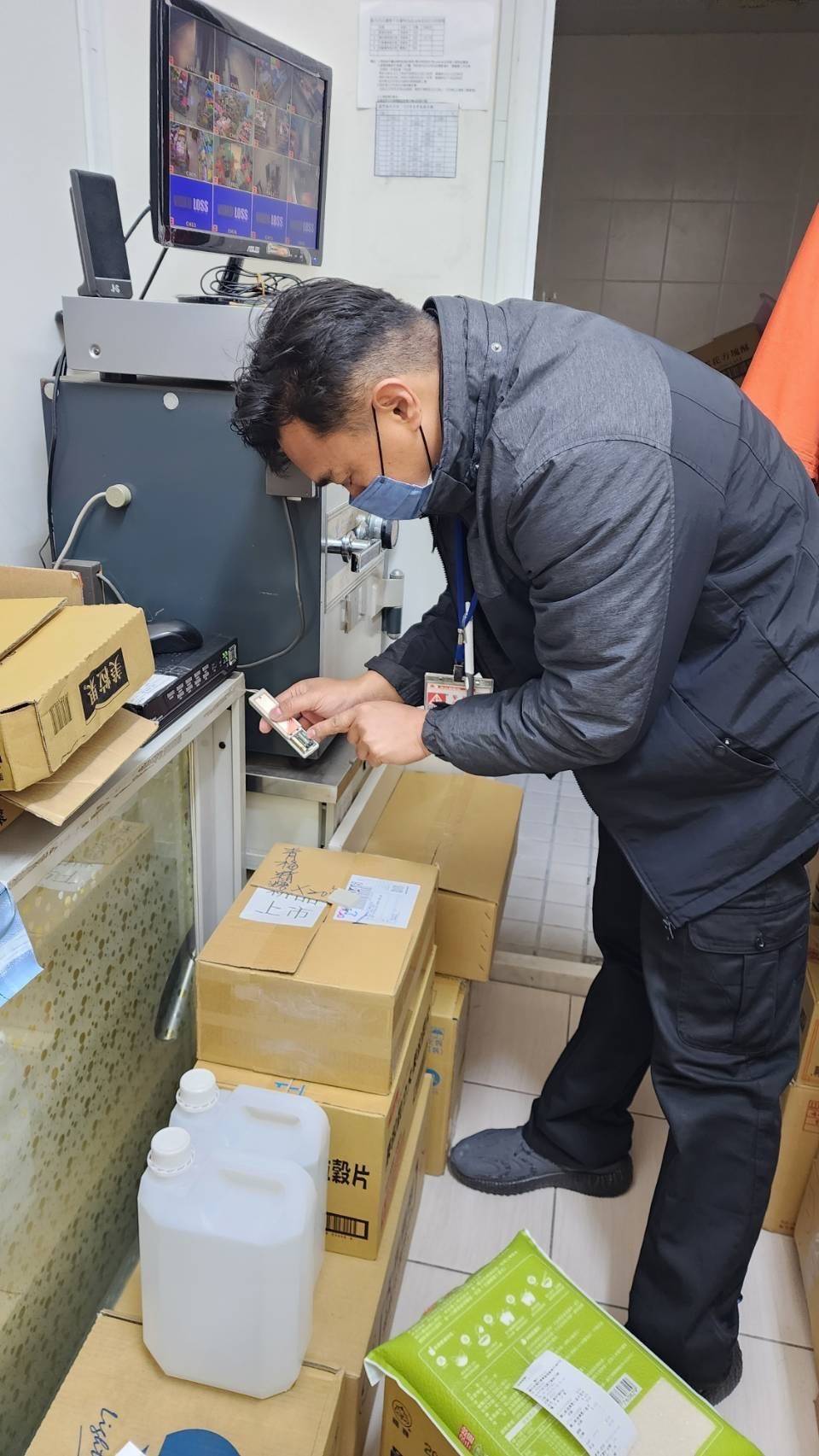 逢甲福利站 警民連線報警系統 檢測