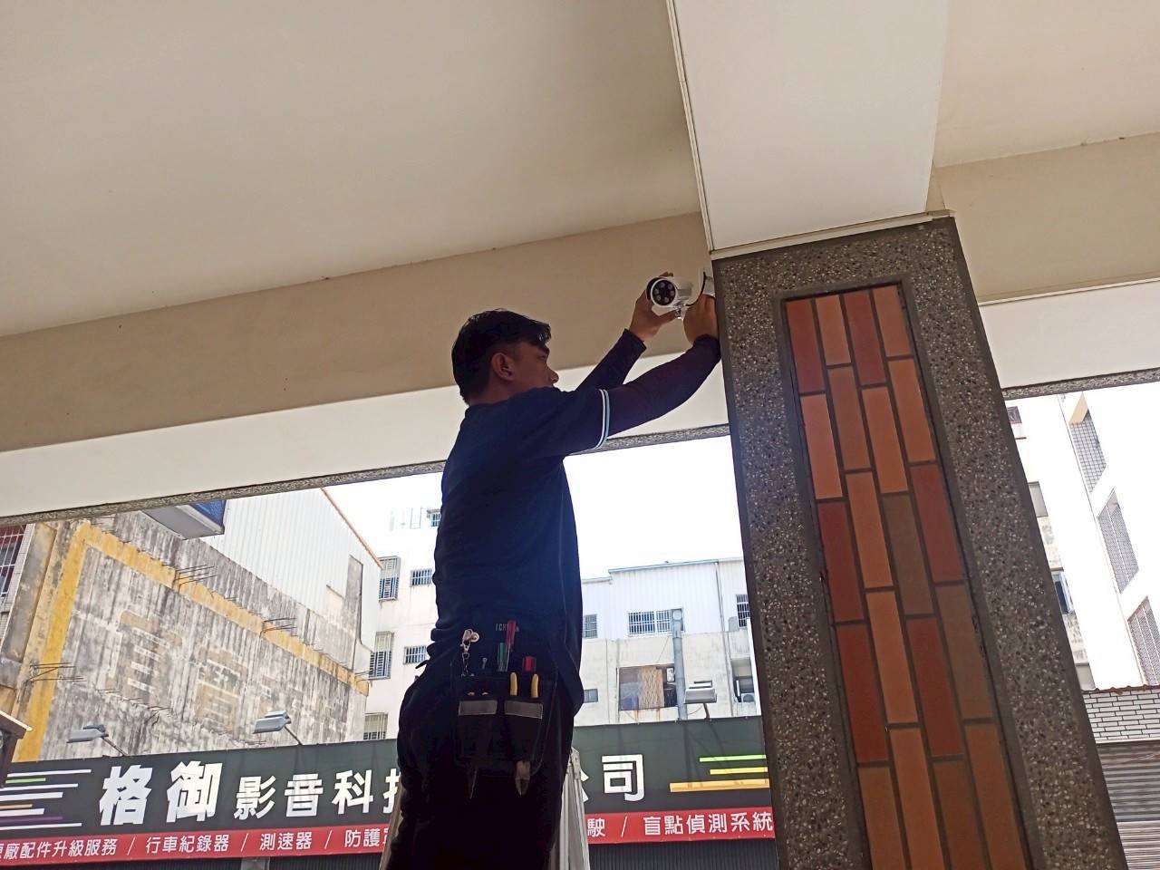 台中曾公館電梯大樓 監視錄影系統 安裝
