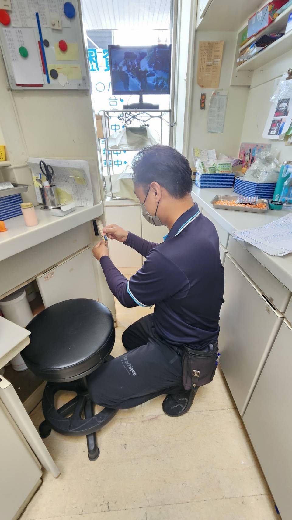 林朝欽診所 警民連線報警系統 保養