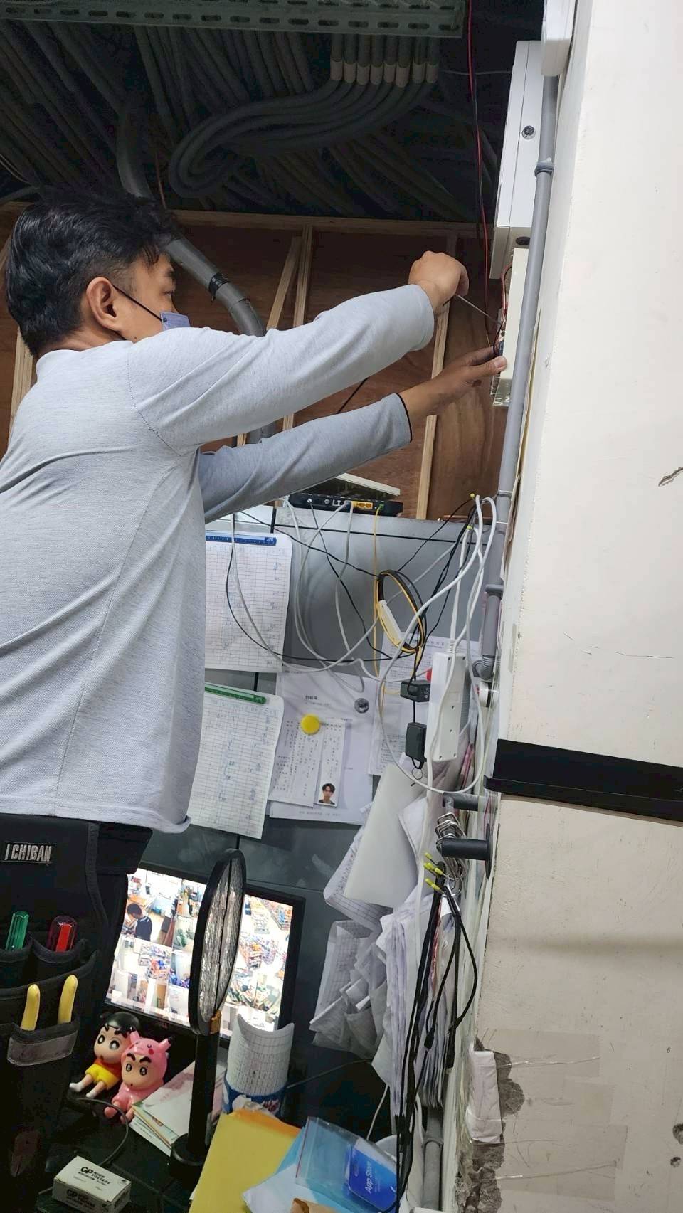 全家超商三鹿店  警局連線系統 定期保養