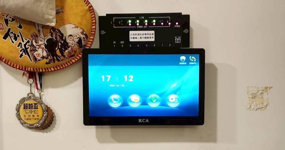 台中林公館 安裝監視器和更新對講機系統 台中林公館 安裝監視器和更新對講機系統