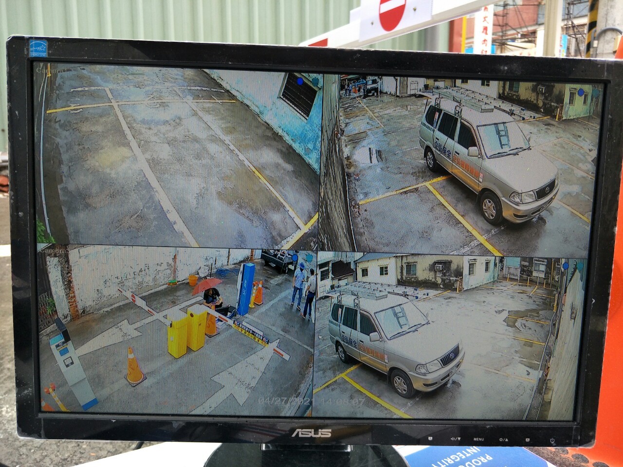 台南車P安和路停車場監視系統施工