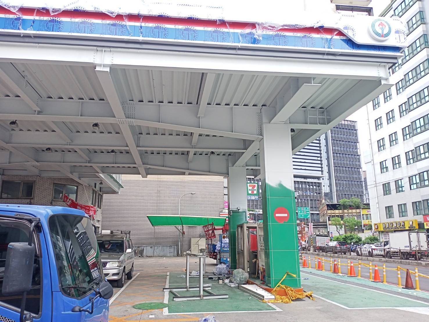 北基加油站建一站 警民連線系統 安裝